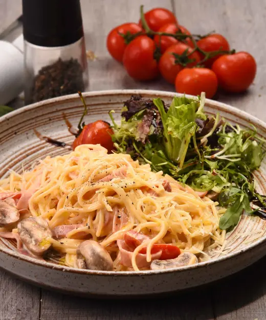 Pasta Funghi Sahne